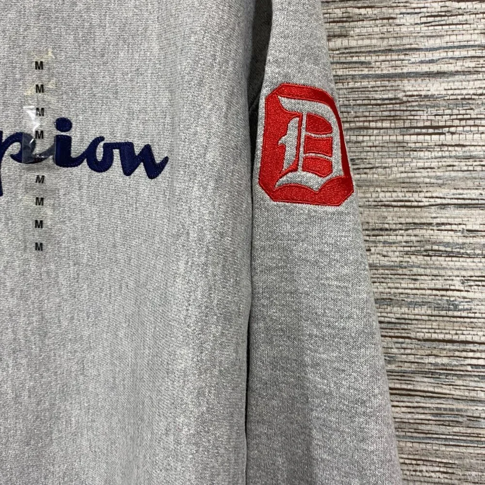 Champion 100 Year Anniversary Gray Crewneck Sweatshirt Medium NWT - Picture 3 of 6